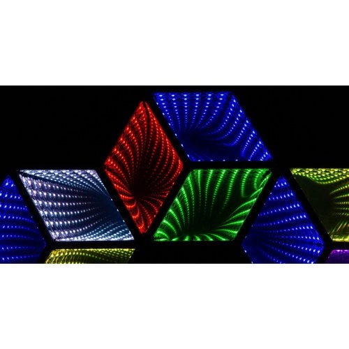 JB Systems HEXAGON 3D Retro Fantastisch 3D spiegeleffect, Muziek en Instrumenten, Licht en Laser, Geluidgestuurd, ., Nieuw, Ophalen of Verzenden