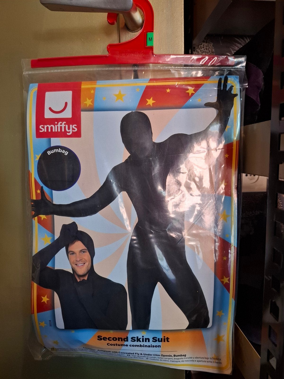 Smiffys Second Skin Suit Zwart - Maat M, Ophalen of Verzenden, Nieuw, Jongen of Meisje