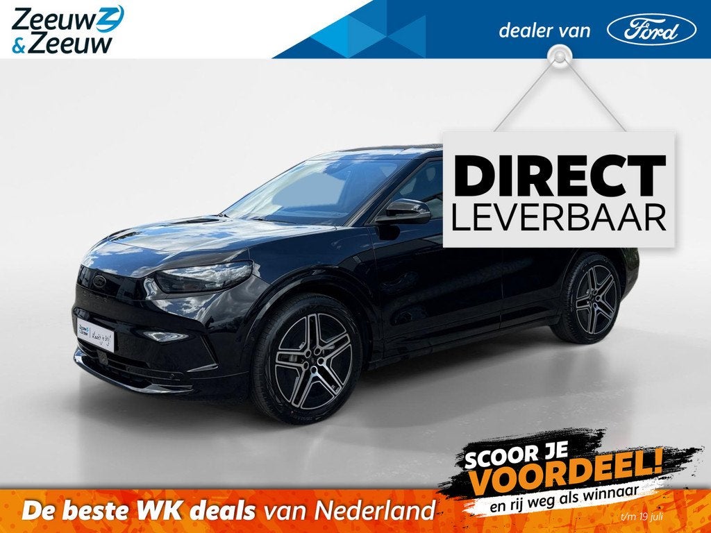 Ford Capri Premium Standard Range RWD 52 kWh | Uit Voorraad, Auto's, Ford, Automaat, 12 maanden, Achterwielaandrijving, Zwart