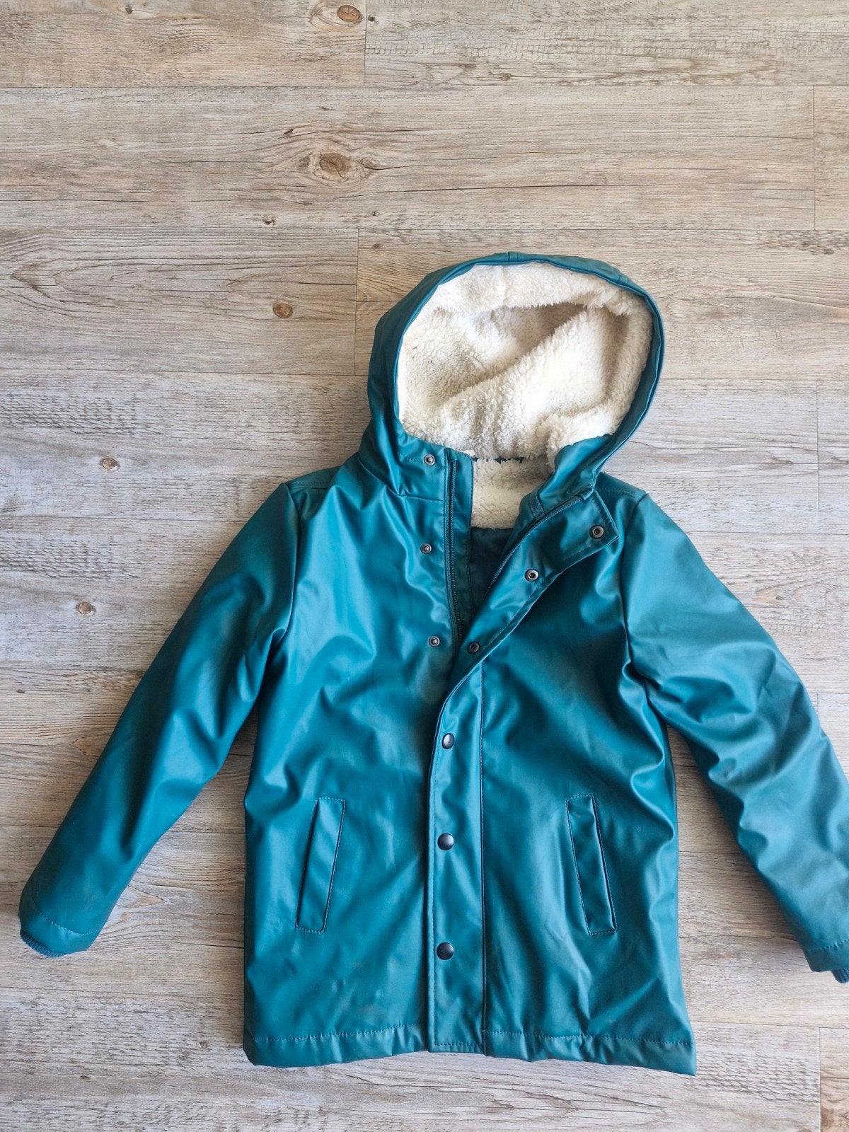 Waterafstotende gevoerde Hema jas maat 122/128, Kinderen en Baby's, Kinderkleding | Overige, Ophalen of Verzenden, Gebruikt, Hema