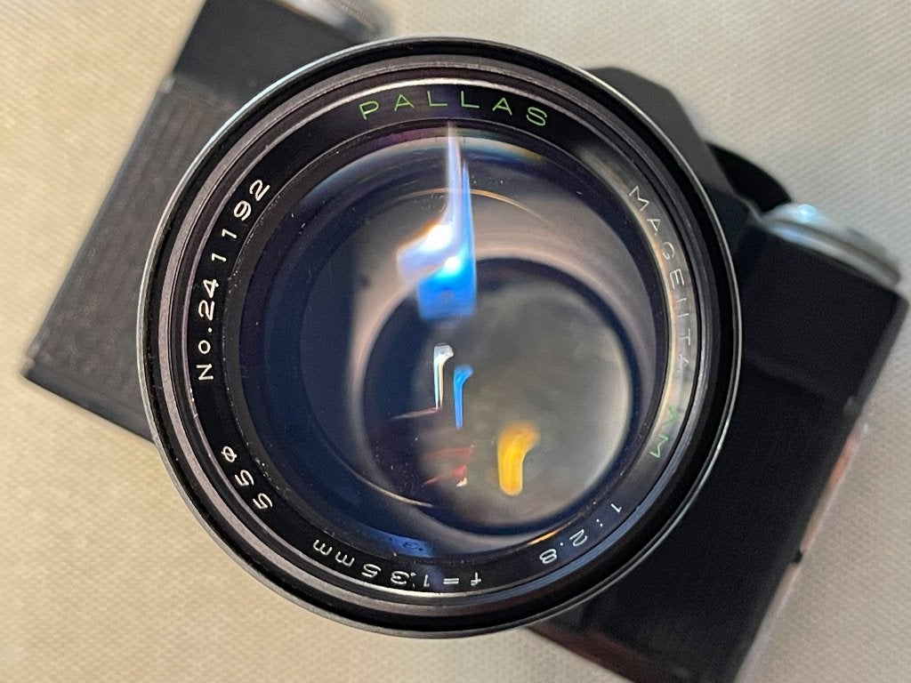 ZENIT-B klassieke Analoge fotocamera met 135mm 2.8 lens, Spiegelreflex, N, Ophalen of Verzenden, Zenit