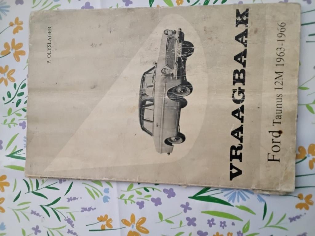 Vraagbaak Ford Taunus 12M 1963-1966 - Waterschade, Ophalen of Verzenden