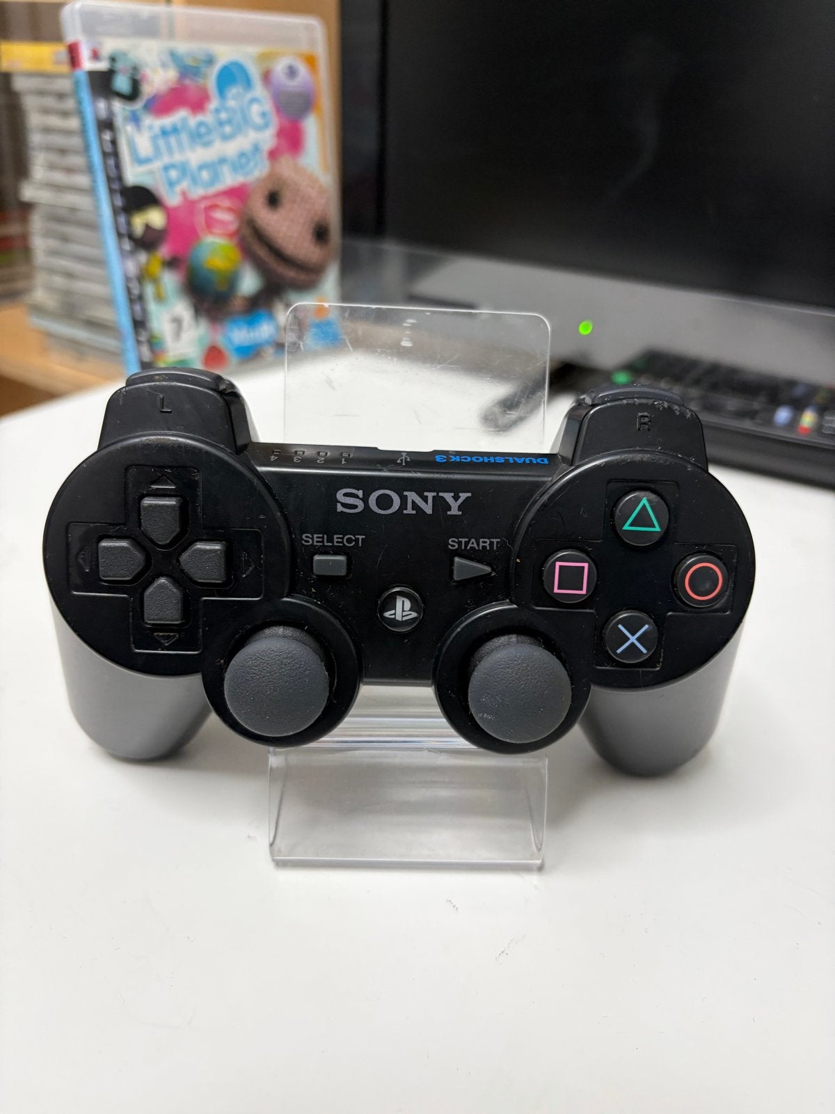 Sony PlayStation 3 DualShock 3 Controller - Zwart, Spelcomputers en Games, Spelcomputers | Sony PlayStation 3, Gebruikt, Geen