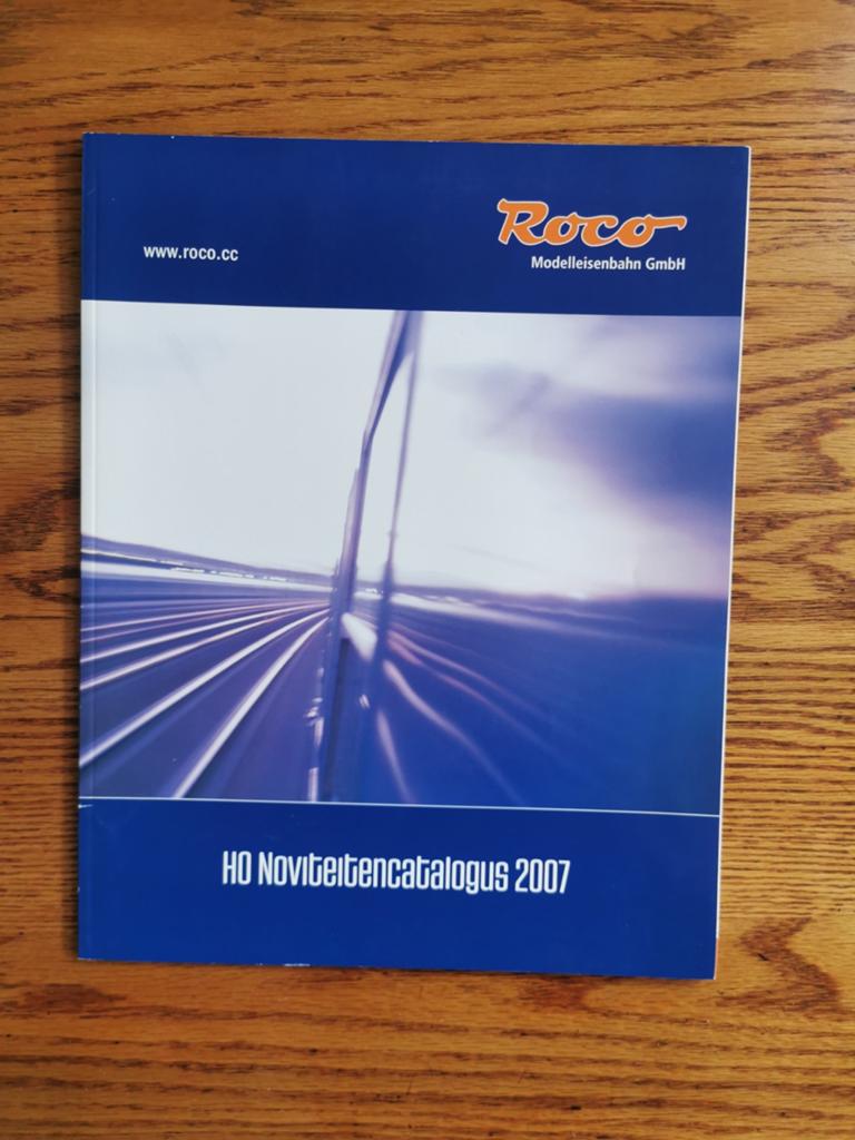 Roco HO Noviteitencatalogus 2007, Gelijkstroom of Wisselstroom, Zo goed als nieuw, Analoog, Boek, Tijdschrift of Catalogus