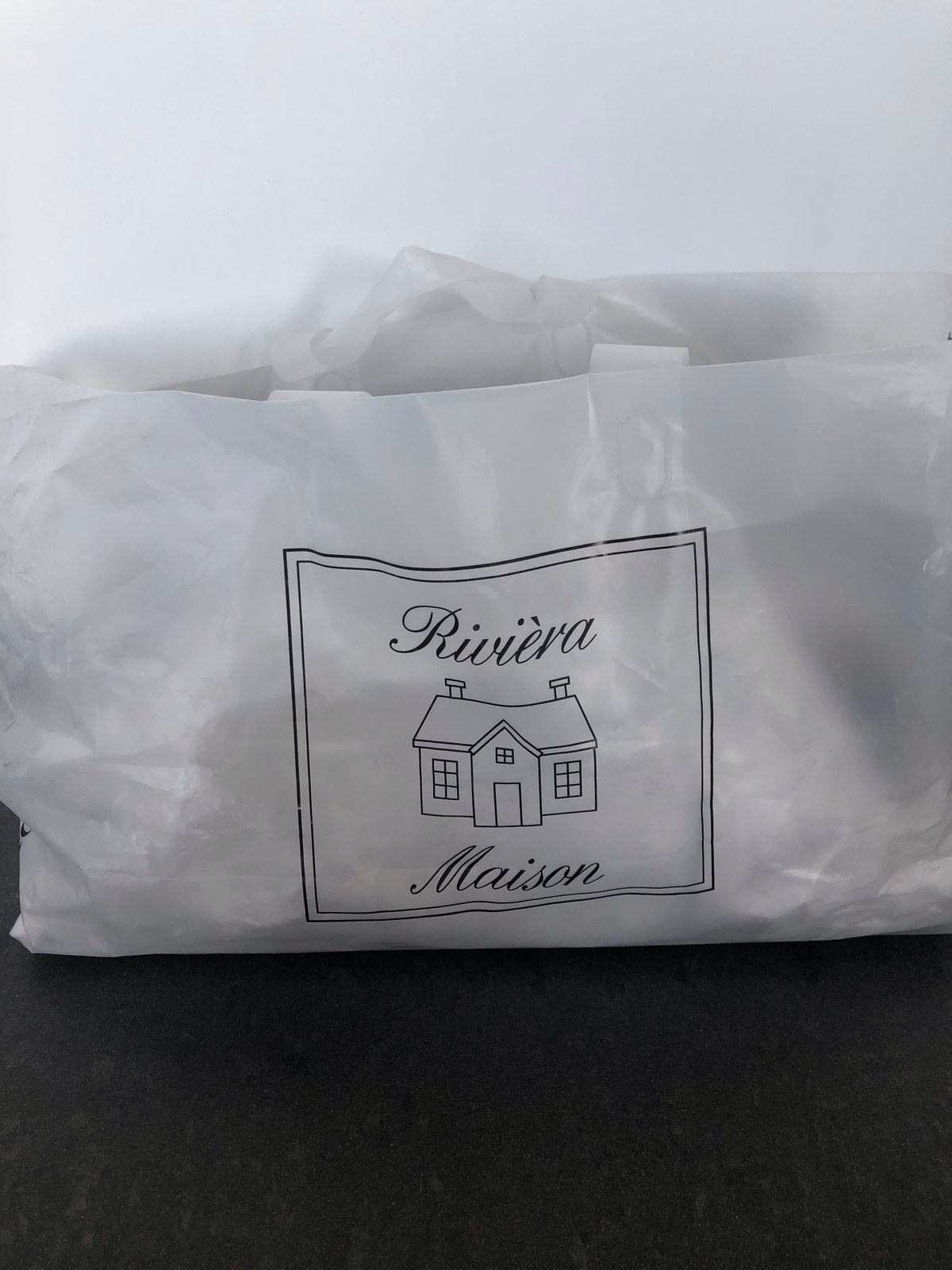 Riviera Maison Eau karaf met glas - 2 stuks, Ophalen of Verzenden, Zo goed als nieuw, Riviera Maison, Glas