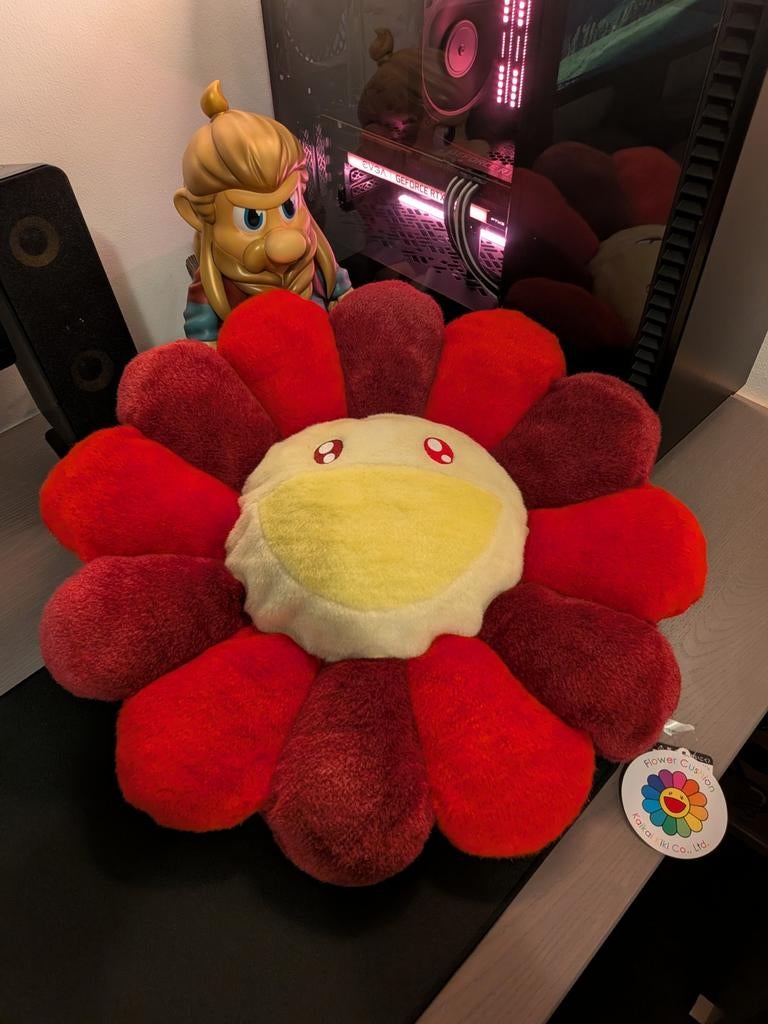 Takashi Murakami Flower Plush Red 60CM, Ophalen of Verzenden
