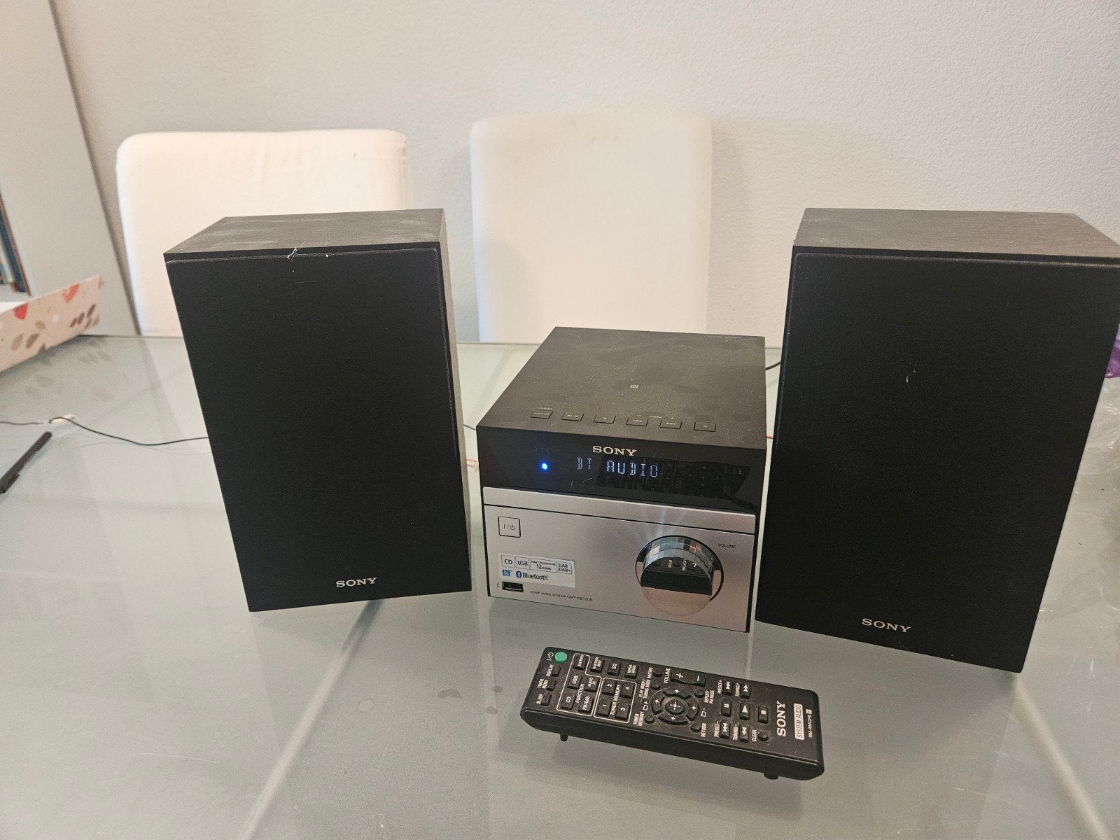Sony CMT-SBT20B Microset met Bluetooth en CD-speler, Audio, Tv en Foto, Stereo-sets, Microset, Tuner of Radio, Ophalen of Verzenden