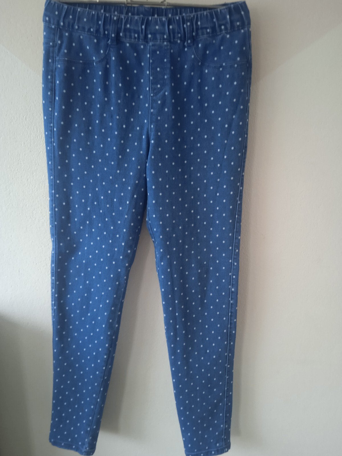 stippel jeans elastische tailleband 40 6,€, Kleding | Dames, Spijkerbroeken en Jeans, Ophalen of Verzenden, Zo goed als nieuw