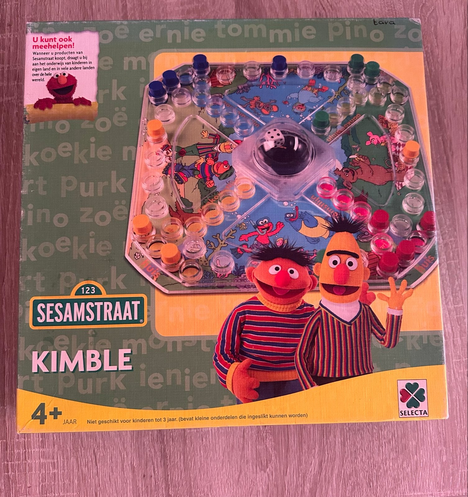 Sesamstraat Kimble Bordspel - (mens erger je niet), Hobby en Vrije tijd, Gezelschapsspellen | Bordspellen, Drie of vier spelers