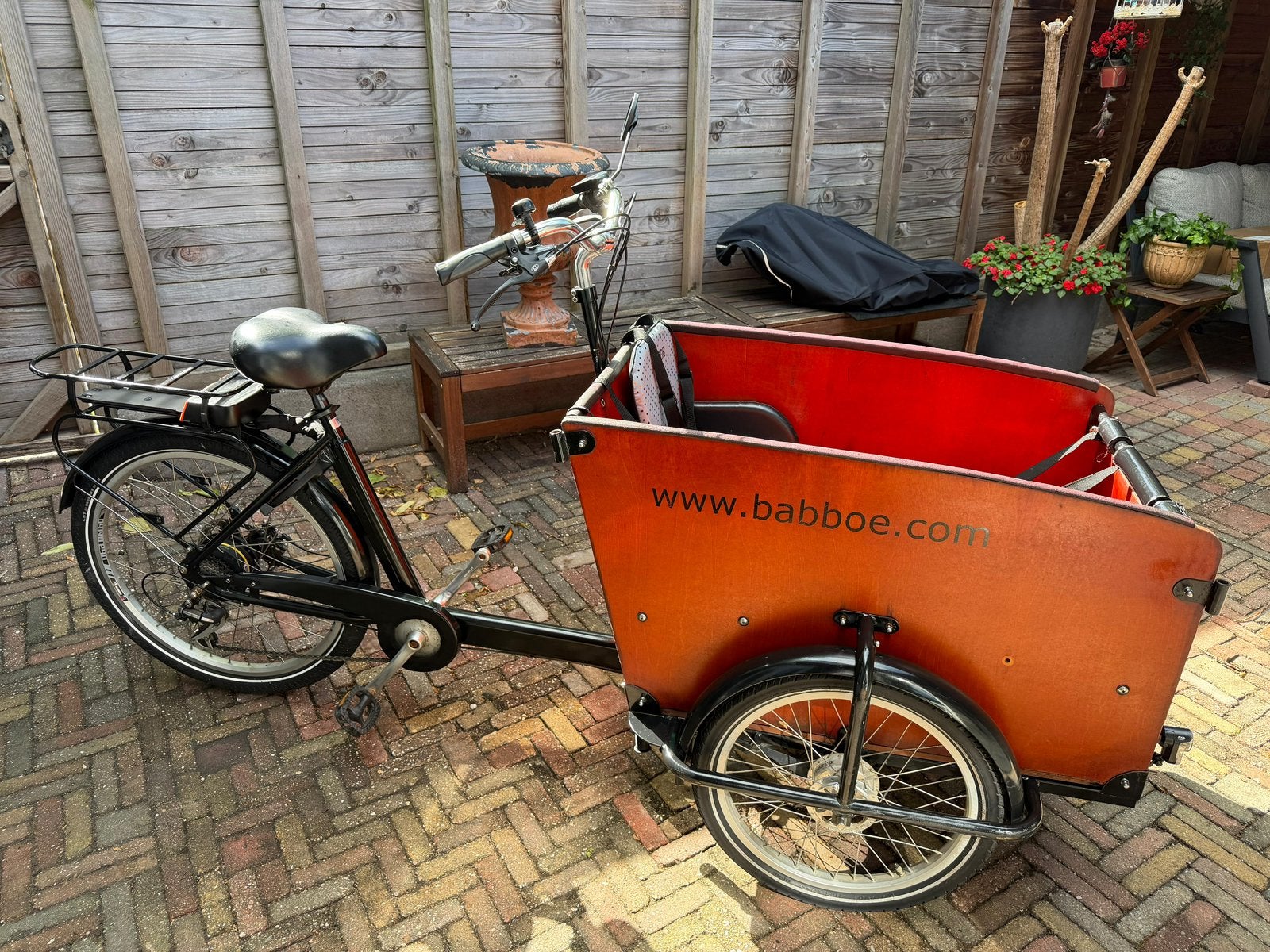 Babboe Big Electric Cargo Bike, Overige merken, 4 kinderen of meer, Gebruikt, Elektrisch