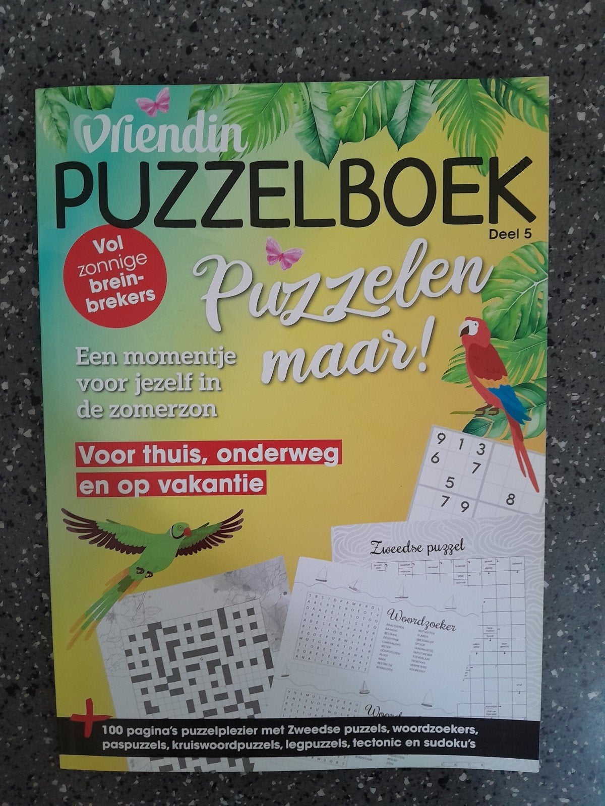 Puzzelboek Vriendin puzzels ~ mee op vakantie ~ denksport, Ophalen of Verzenden, Nieuw, Puzzelboek