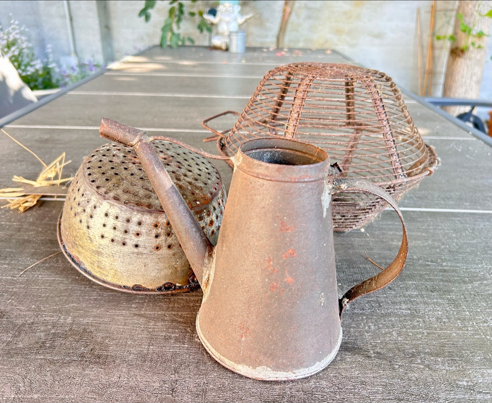 4x Brocante Keuken Spullen - Decoratie Set, Antiek en Kunst, Curiosa en Brocante, Ophalen of Verzenden