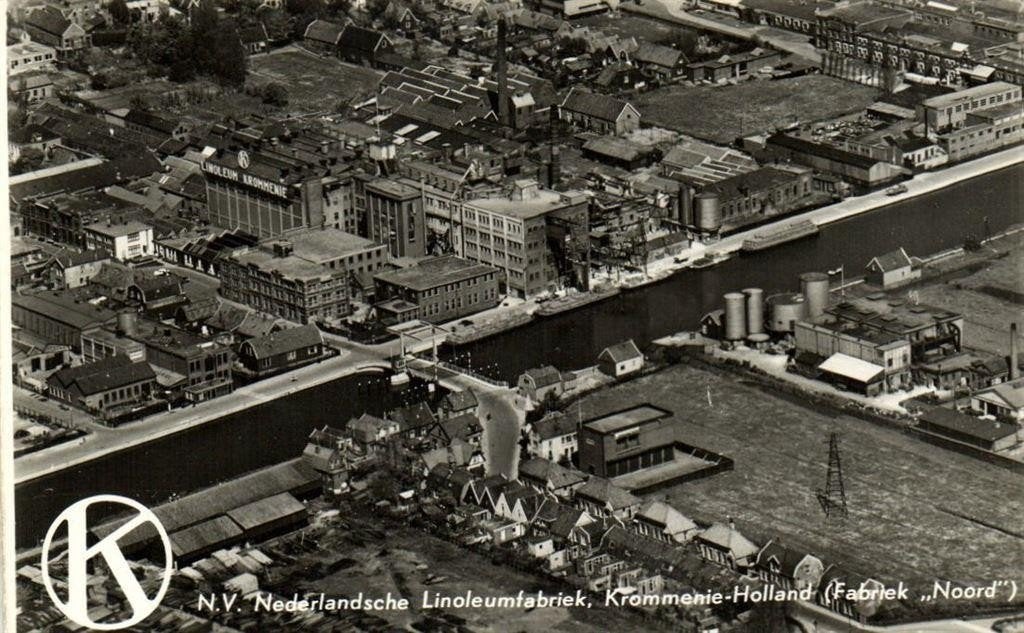 N.V. Nederlandsche Linoleumfabriek, Krommenie-Holland [Fabri, Ophalen of Verzenden, 1940 tot 1960, Ongelopen, Noord-Holland