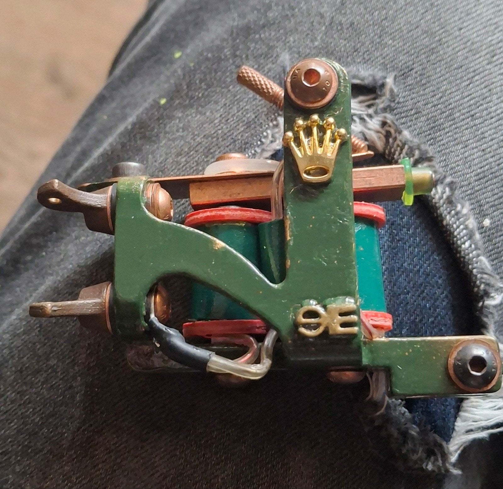 Emillion irons custom coil tattoo machine NIEUW liner, Ophalen of Verzenden, Nieuw