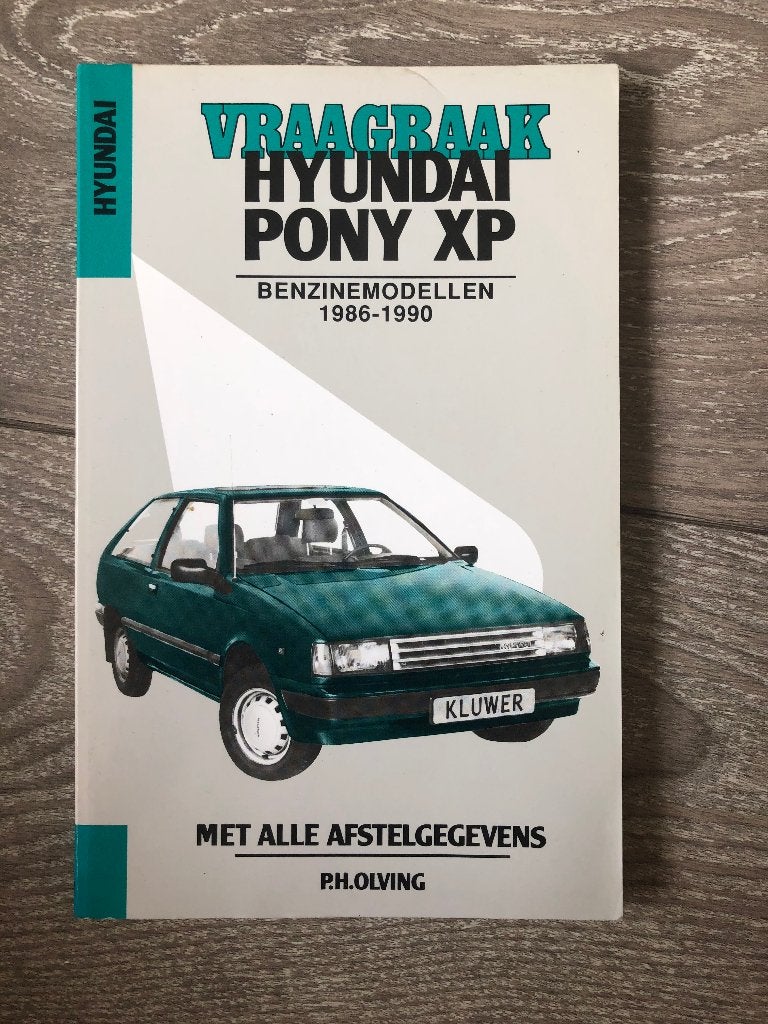 Vraagbaak Hyundai Pony XP Benzinemodellen 1986-1990, Auto diversen, Handleidingen en Instructieboekjes, Ophalen of Verzenden