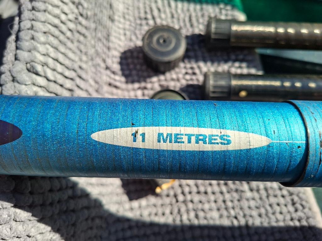 Lerc Arca Twin Progress Carbon Fibres 12.50 m-pack, Watersport en Boten, Hengelsport | Witvissen, Ophalen, Gebruikt, Vaste hengel