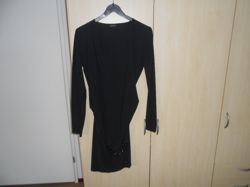 Mooi zwart jurkje Cassiopee maat M/L, Kleding | Dames, Maat 38/40 (M), Zwart, Cassiopee, Ophalen of Verzenden