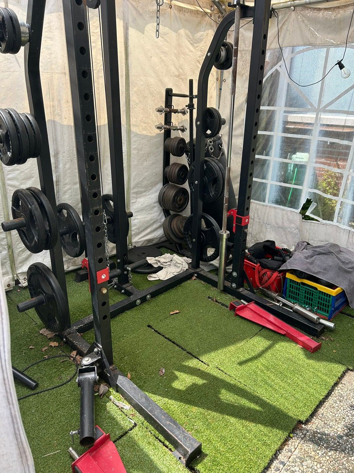 Squatrack + cable system (ongemonteerd), Ophalen, Gebruikt, Overige typen