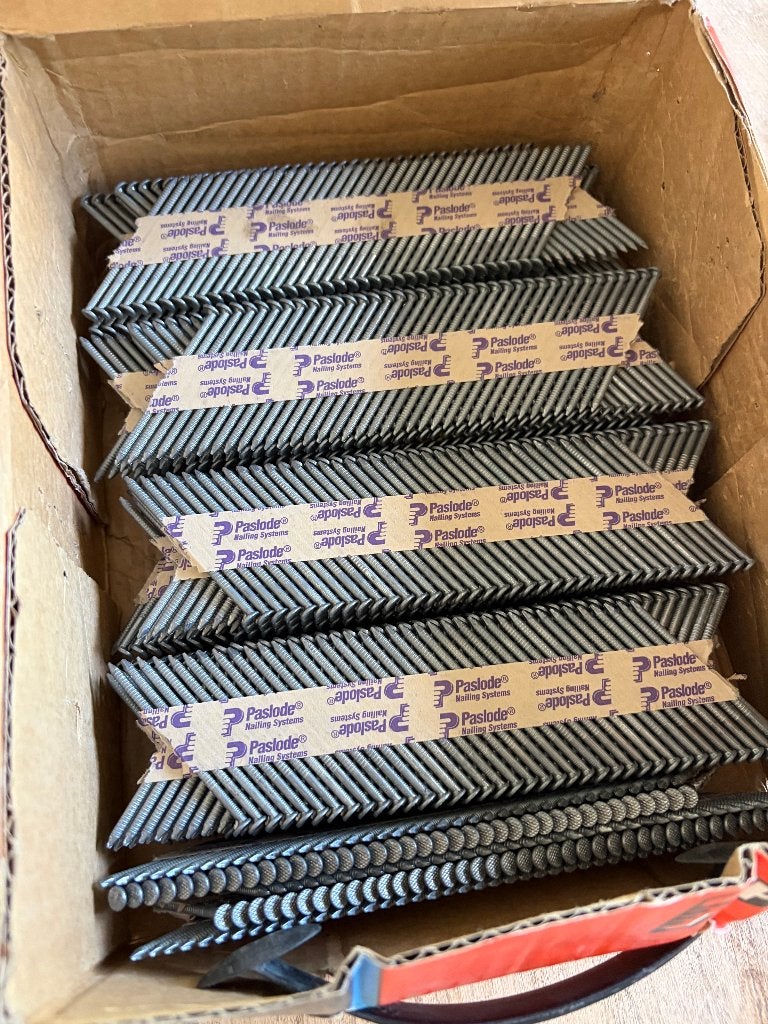 2470 stuks Paslode stripnagels 2,8 x 63 mm ring - bieden ‼️, Ophalen, 50 tot 100 mm, Nieuw, Spijkers