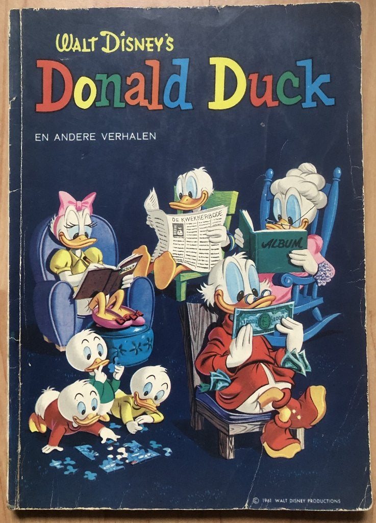 WALT DISNEY'S DONALD DUCK EN ANDERE VERHALEN -6 - 1961, Eén stripboek, Ophalen of Verzenden, Zo goed als nieuw
