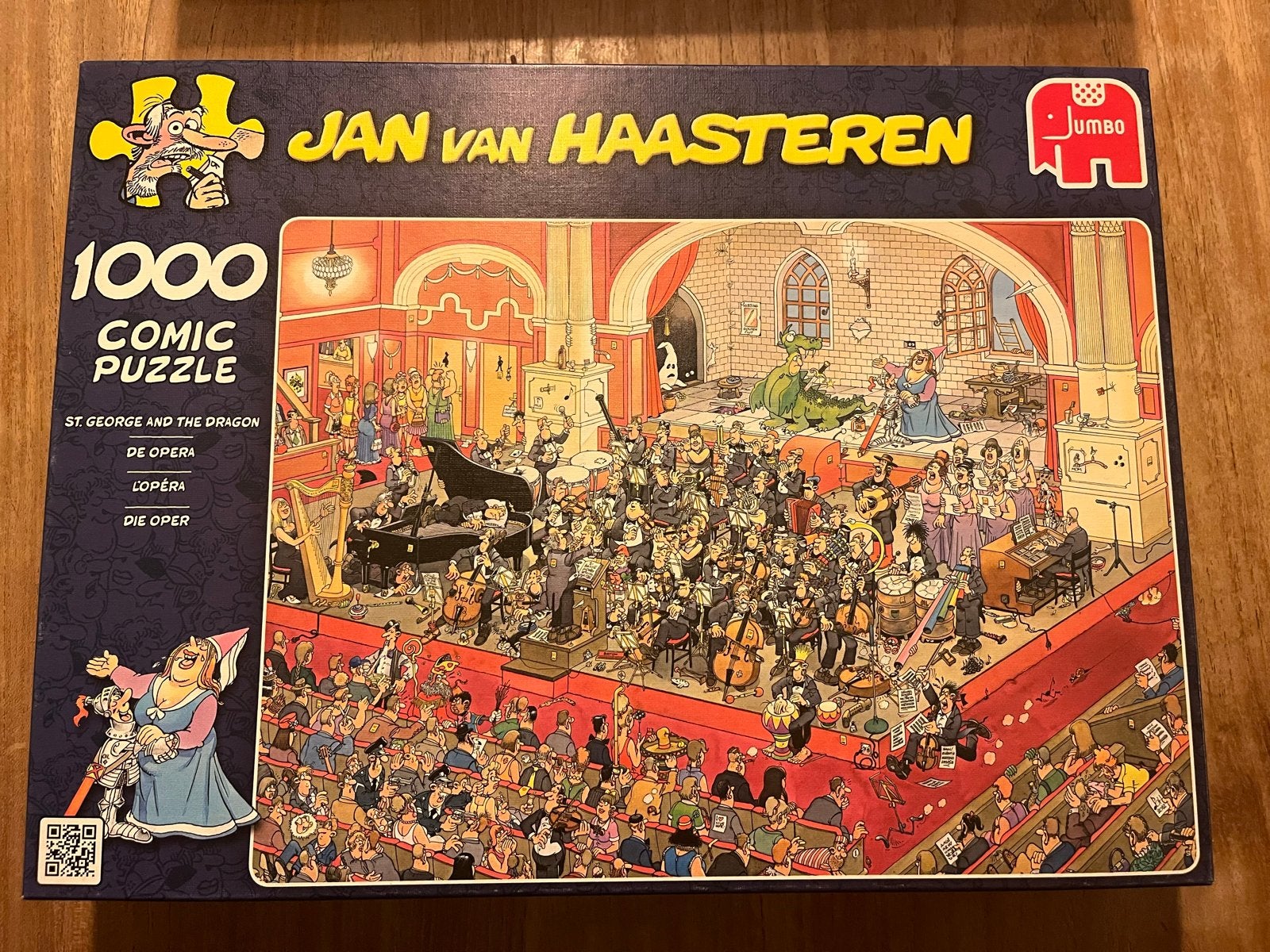 Jan van Haasteren De Opera 1000 stukjes legpuzzel, Ophalen, 500 t/m 1500 stukjes, Zo goed als nieuw, Legpuzzel