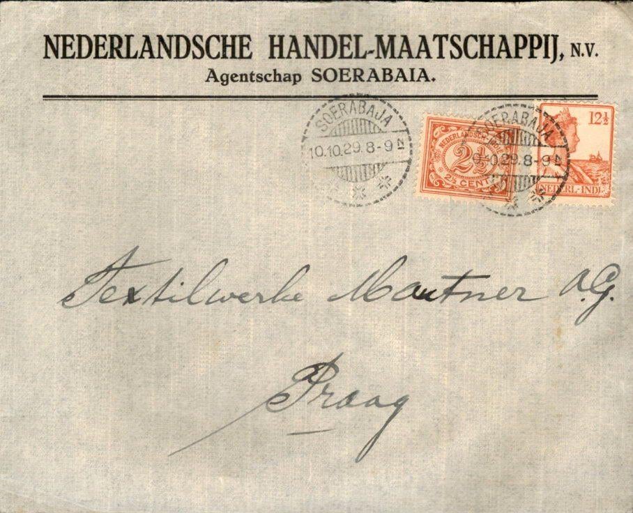 Nederlands Indië - Reclame Ned. Handels Mij - 1929, Verzenden, Envelop