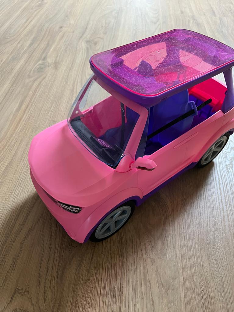 Roze speelgoedauto voor barbie, Kinderen en Baby's, Speelgoed | Speelgoedvoertuigen, Ophalen of Verzenden, Gebruikt