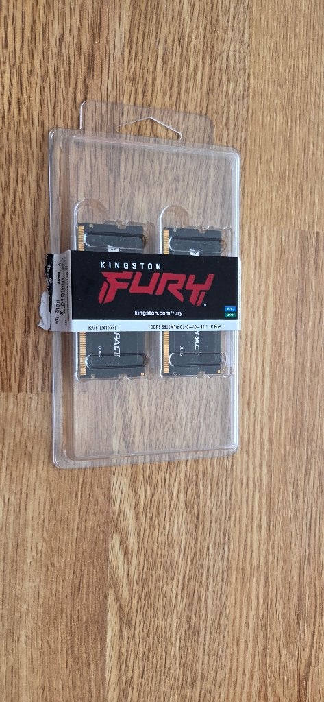 Kingston FURY 32GB (2x16GB) 5600 DDR5 SODIM, Computers en Software, RAM geheugen, 32 GB, Ophalen of Verzenden, Zo goed als nieuw