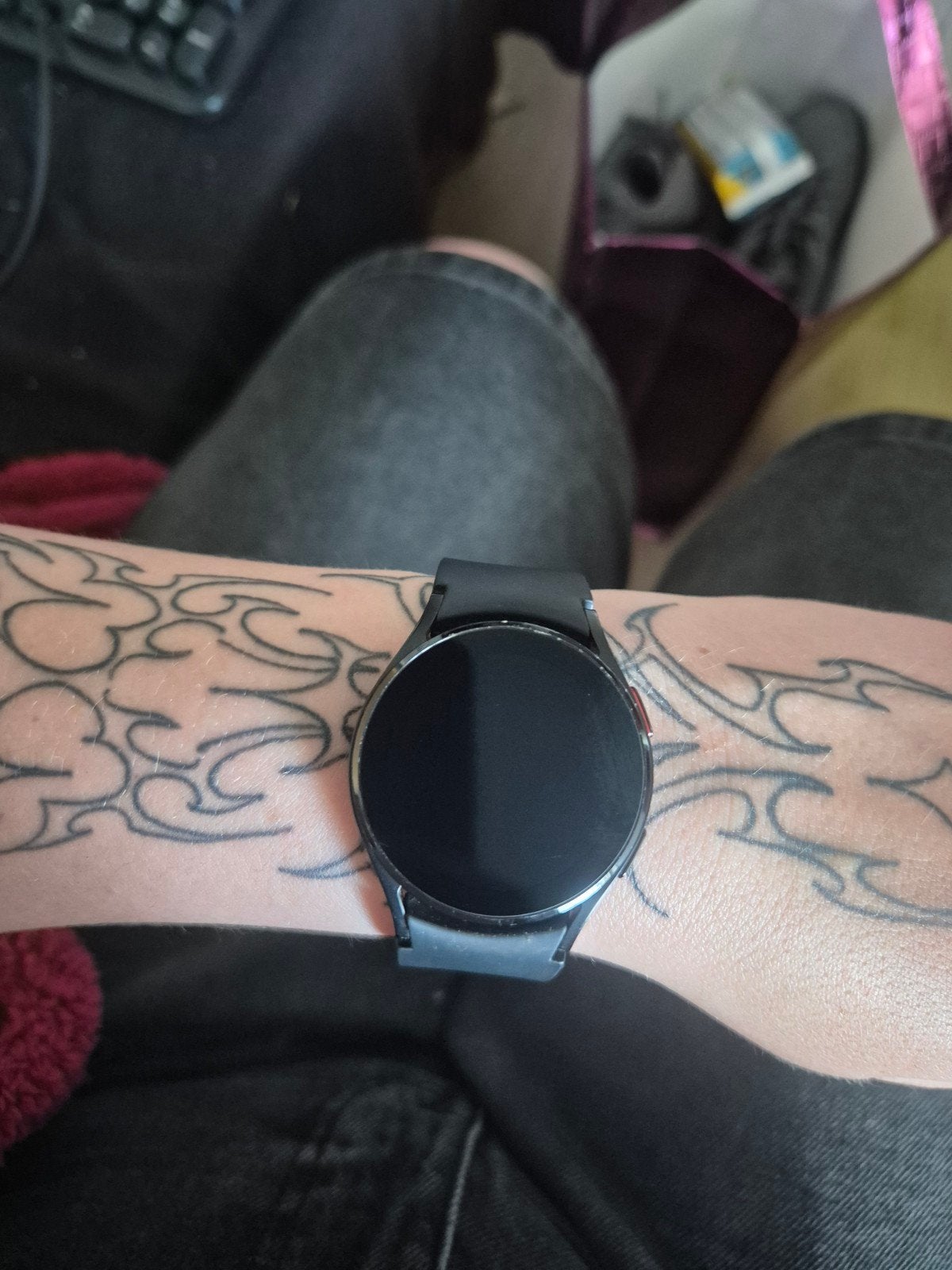 Samsung Galaxy Watch 4 - Zwart, Ophalen, Gebruikt, Zwart, Samsung