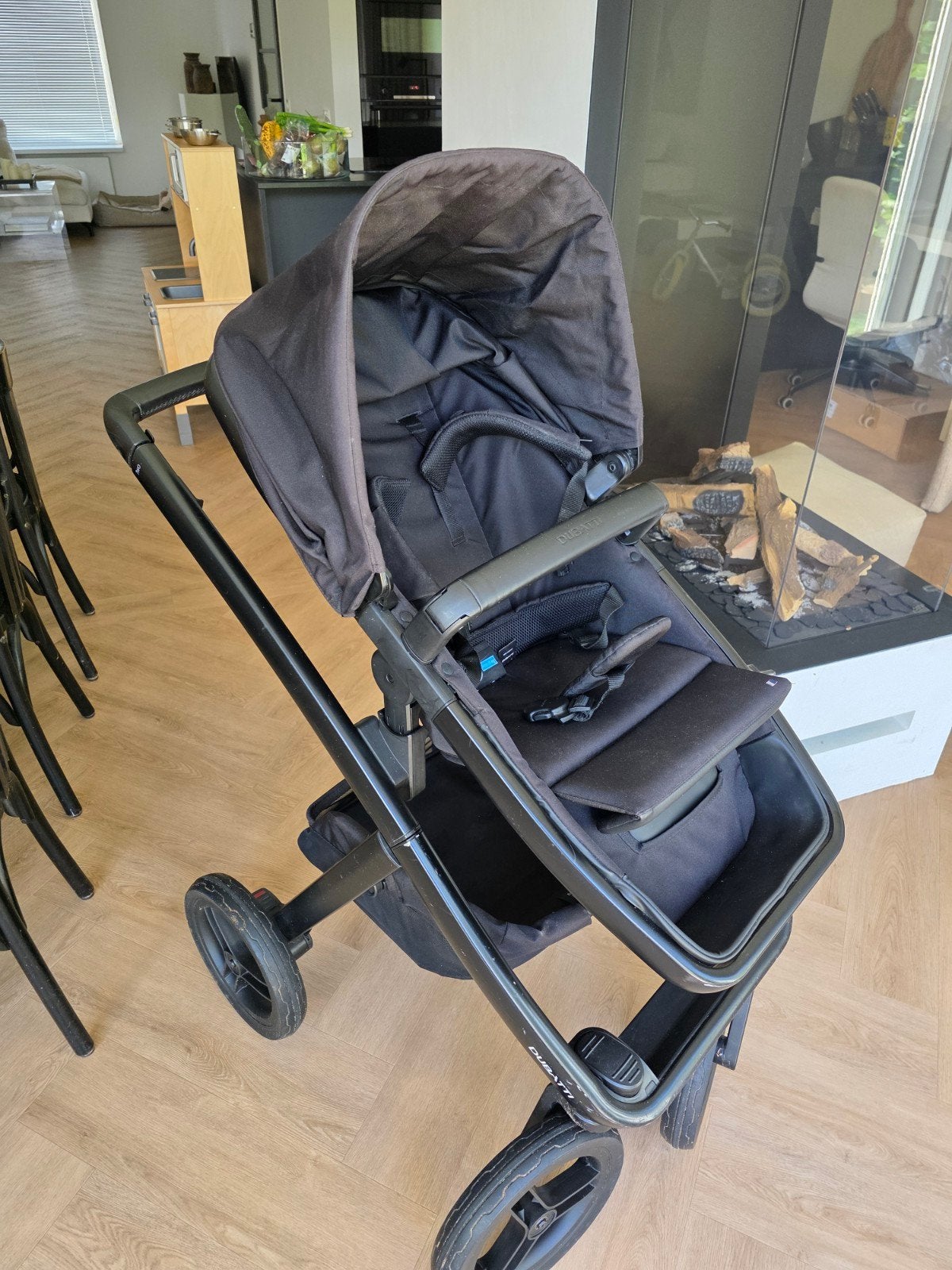 Dubatti two kinderwagen, Gebruikt, Combiwagen, Met reiswieg, Ophalen