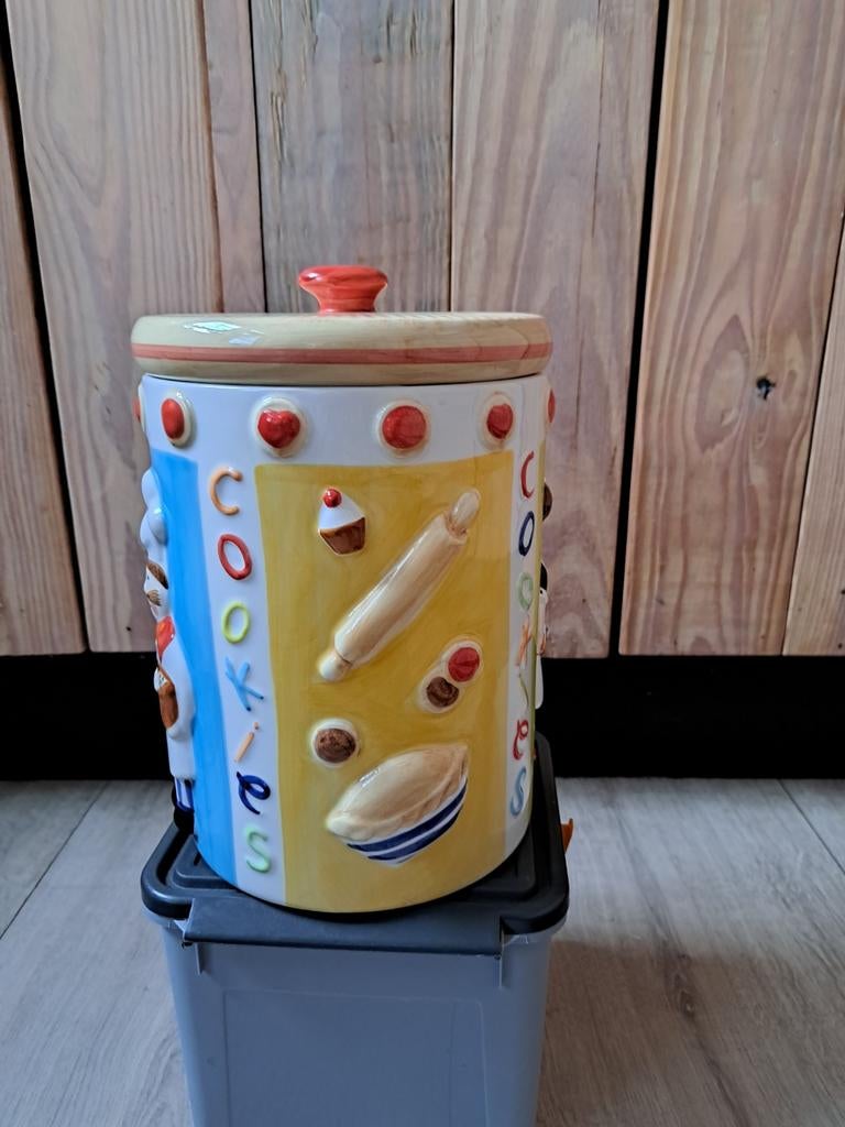 Koekjes pot (trommel), Minder dan 10 liter, Ophalen, Minder dan 50 cm