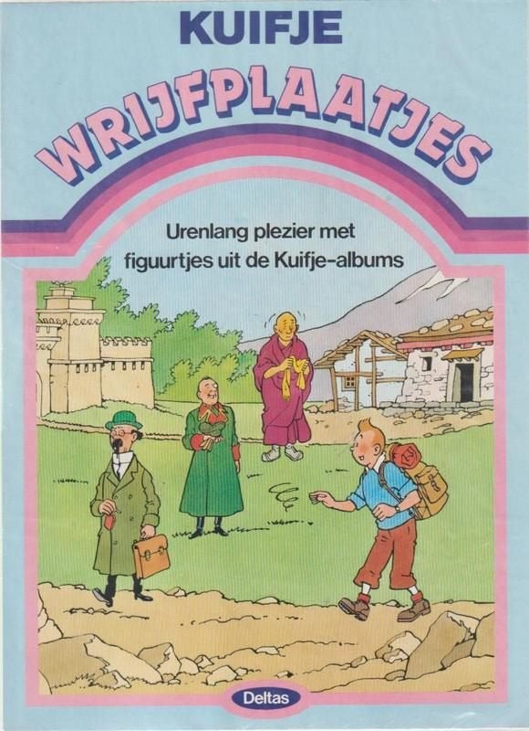 Kuifje 1985 Wrijfplaatjes - foto's, Verzamelen, Ophalen of Verzenden, Kuifje, Zo goed als nieuw, Plaatje, Poster of Sticker