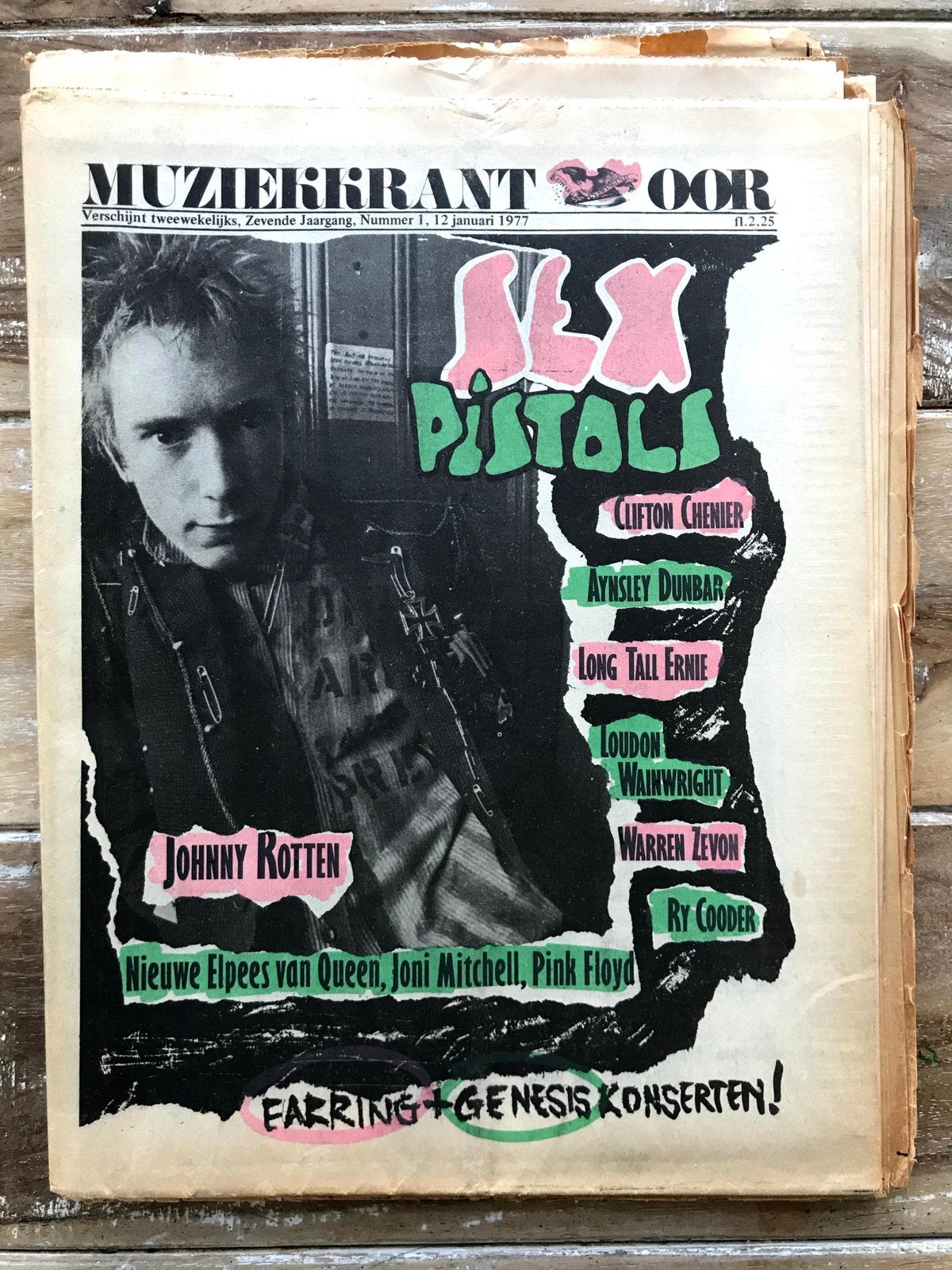 Muziekkrant OOR 1977 Sex Pistols RY COODER Warren Zevon, Ophalen of Verzenden, Zo goed als nieuw, Muziek, Film of Tv