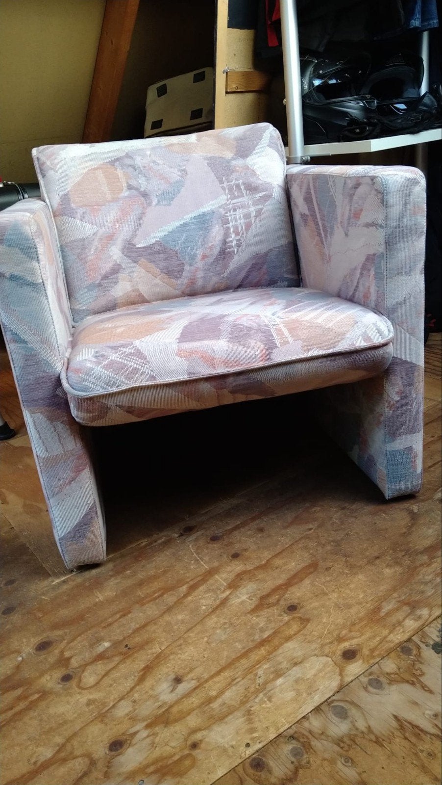 Comfortabele fauteuil met uniek patroon van Leolux, Huis en Inrichting, Ophalen, Gebruikt, Twee, Overige kleuren