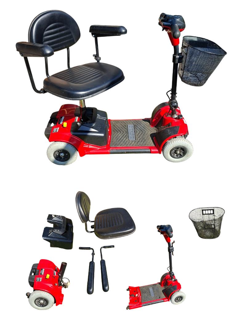 scootmobiel (demontabel), Diversen, Brommobielen en Scootmobielen, Gebruikt, Pride, 16 t/m 25 km, 10 km/u of minder, Ophalen