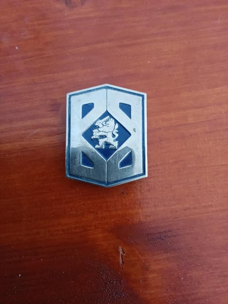 Speld Beveiliging Bevolking, Verzamelen, Ophalen of Verzenden, Landmacht, Nederland, Embleem of Badge