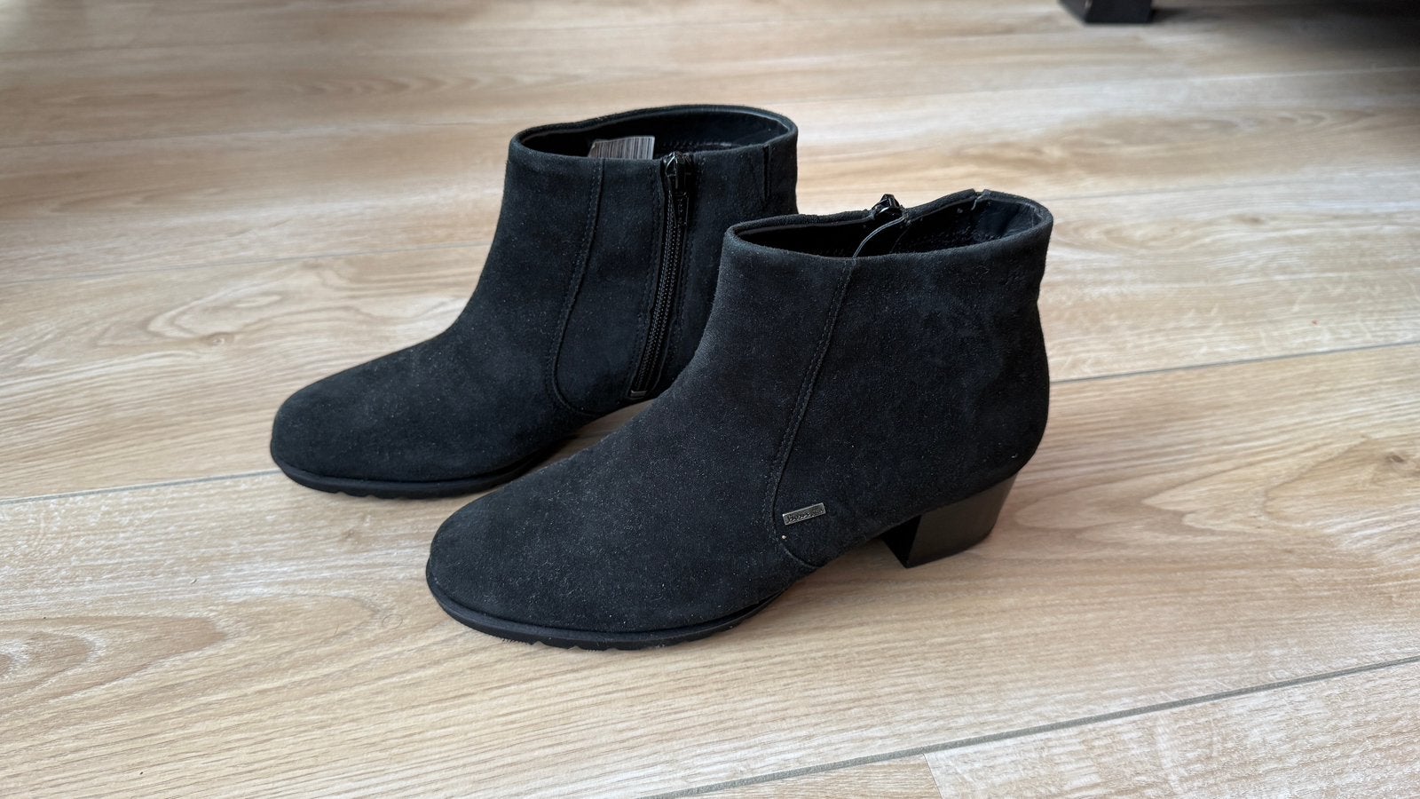 Sioux enkellaarsjes zwart suède 37 NIEUW, Kleding | Dames, Schoenen, Zwart, Lage of Enkellaarzen, Nieuw, Ophalen of Verzenden