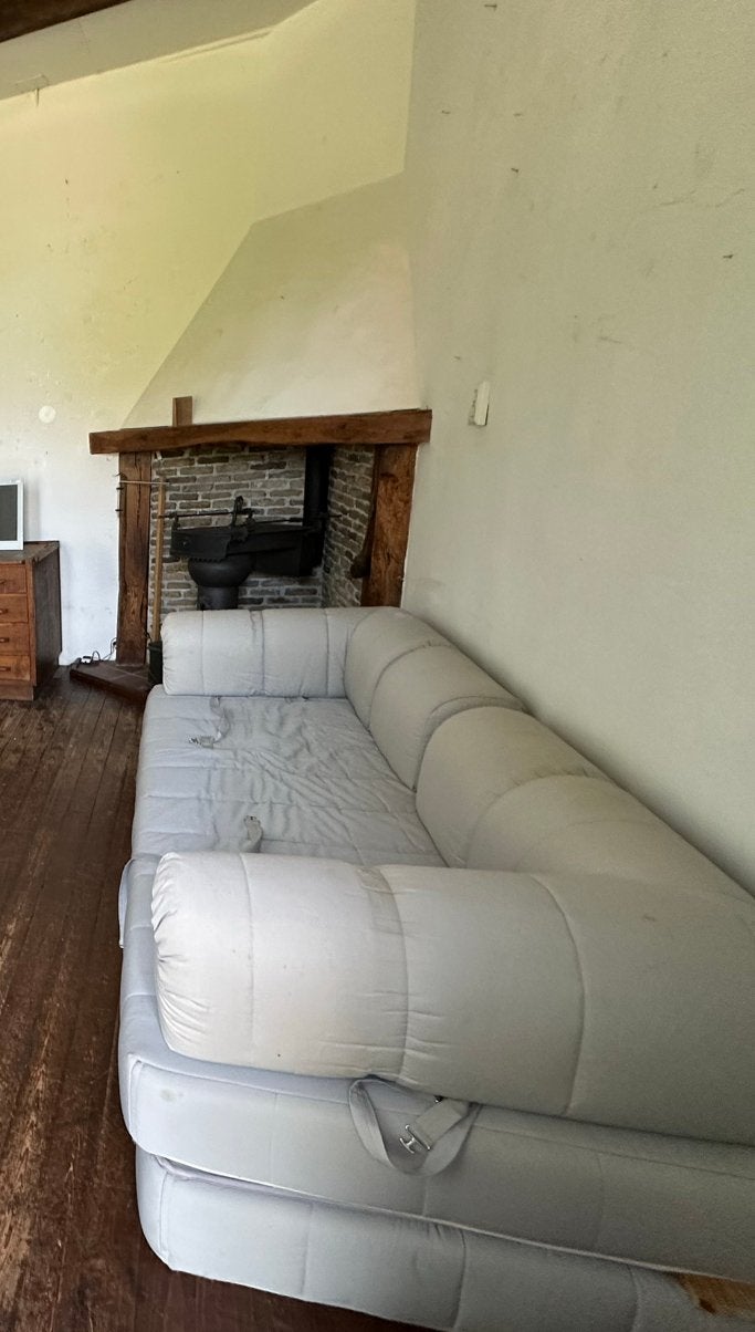 Een prima slaapbank, gratis af te halen, Ophalen, Gebruikt, Tweepersoons, 160 cm