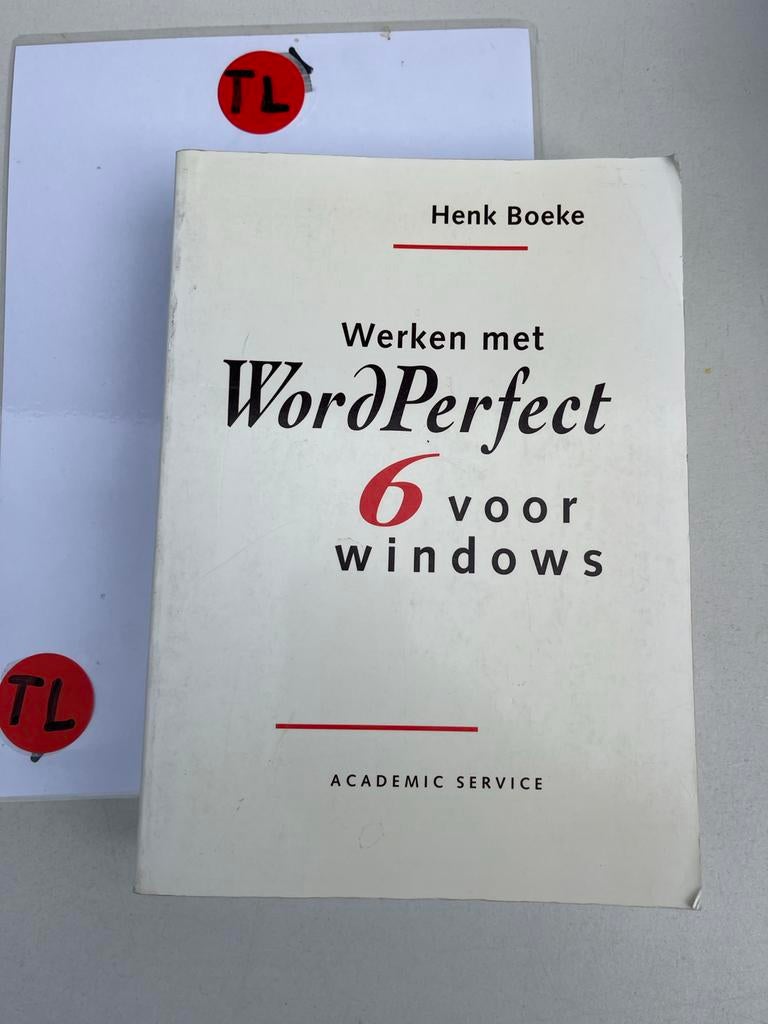 Werken met WordPerfect 6 voor Windows - Henk Boeke, Boeken, Ophalen of Verzenden, Zo goed als nieuw, Software