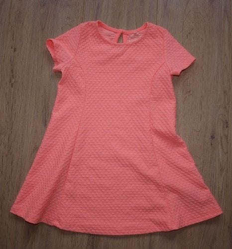 Neon Roze Jurkje Young Dimension (98), Meisje, Ophalen of Verzenden, Zo goed als nieuw, Jurk of Rok