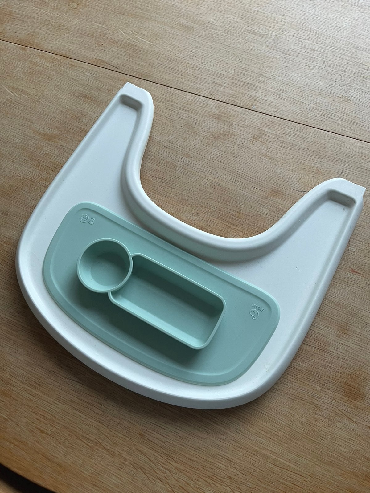 Stokke tray met ezpz silicone food tray, Ophalen of Verzenden, Zo goed als nieuw