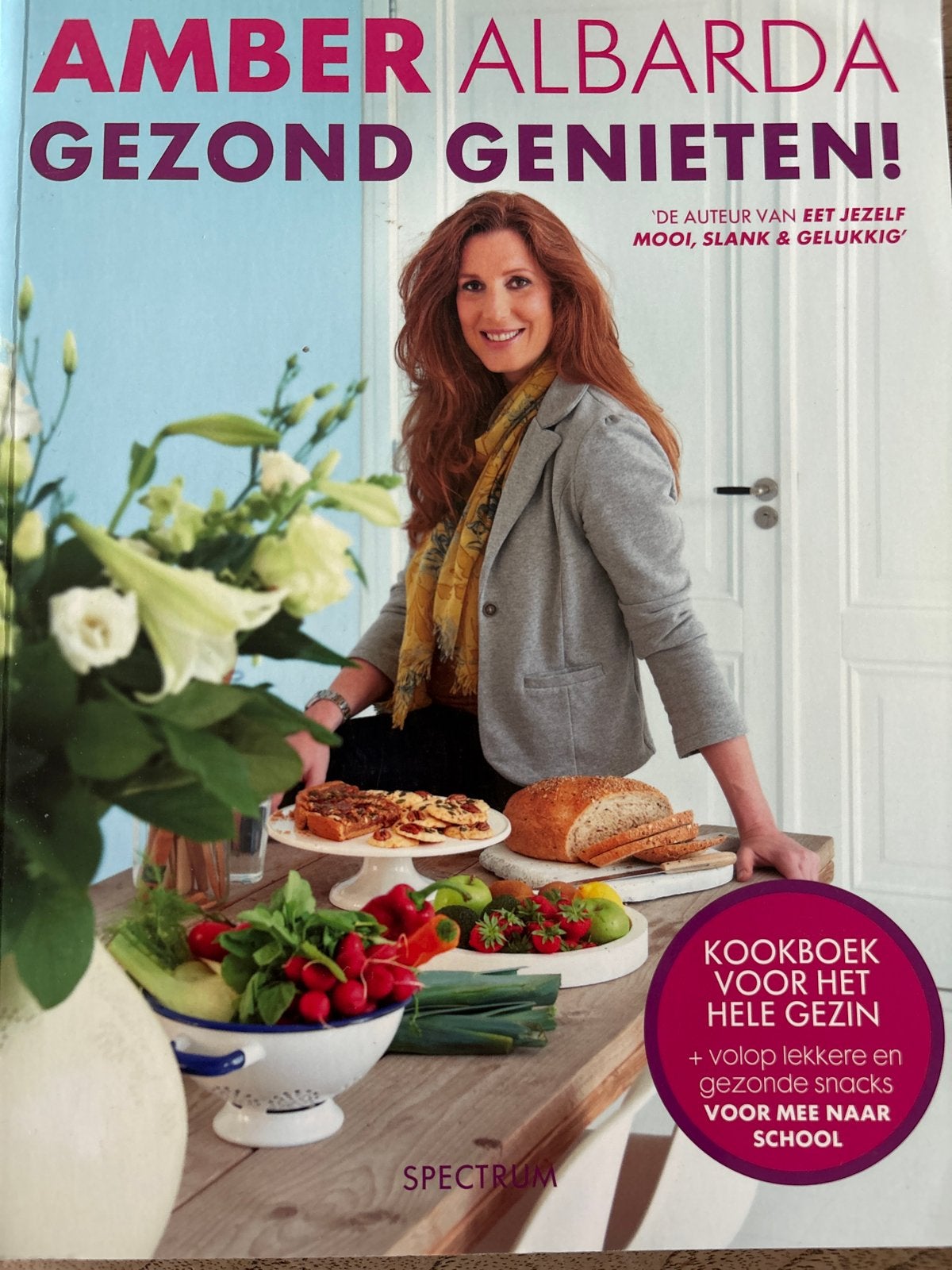 Amber Albarda: Gezond Genieten! Kookboek, Boeken, Kookboeken, Zo goed als nieuw, Voorgerechten en Soepen, Overige gebieden, Gezond koken