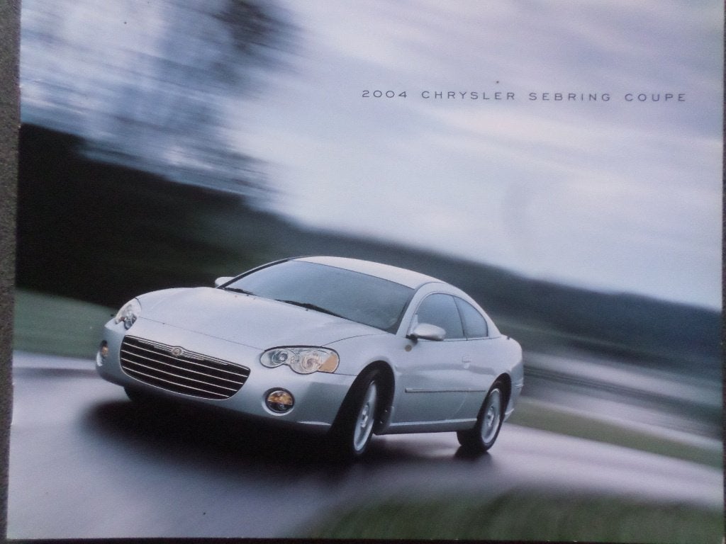 Chrysler Sebring Coupe 2004 Brochure, Ophalen of Verzenden, Zo goed als nieuw, Overige merken