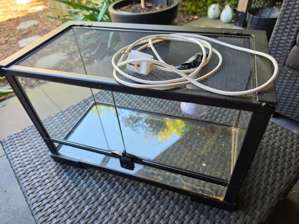Terrarium, Ophalen, Zo goed als nieuw