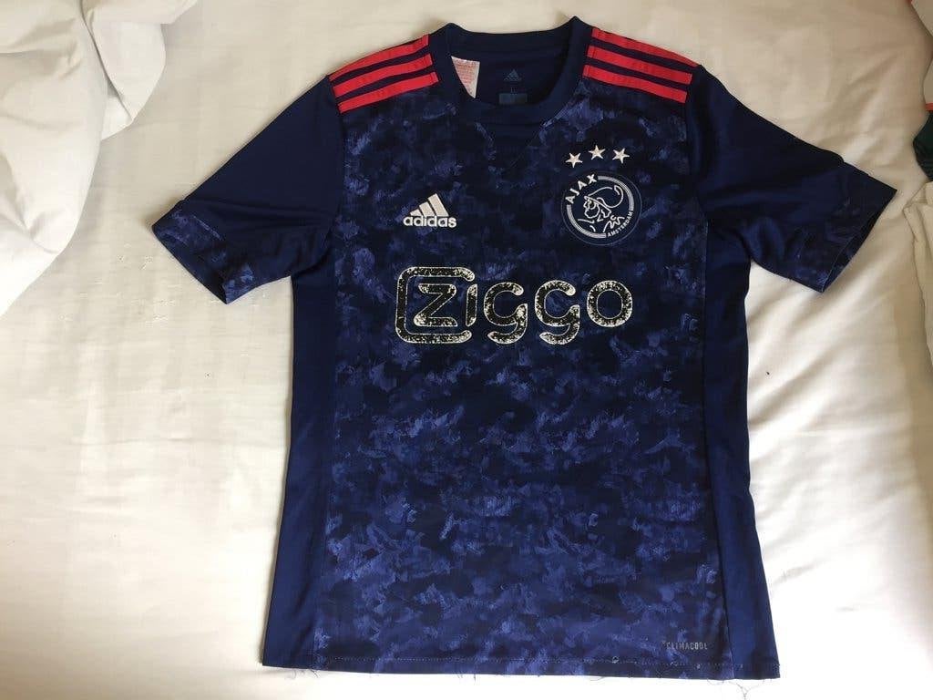 Ajax shirt 164 Adidas L ziggo blauw kinderen, Sport en Fitness, Voetbal, Maat XS of kleiner, Ophalen of Verzenden, Zo goed als nieuw