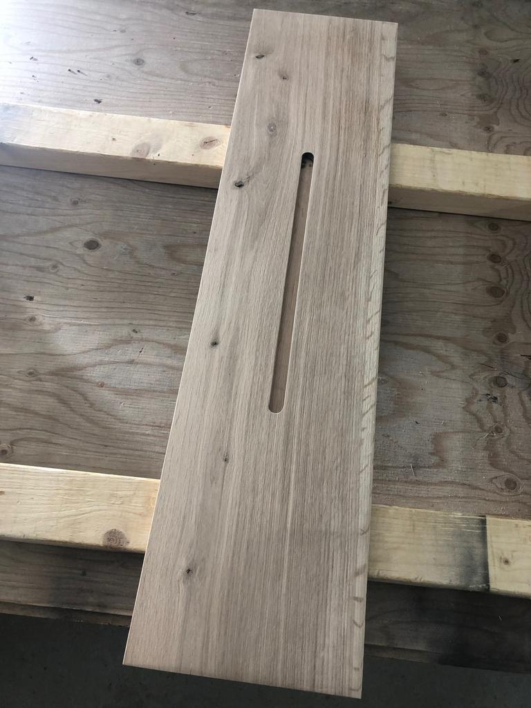 Nieuw: badplank eiken naturel - 85 centimer, Huis en Inrichting, Badkamer | Badtextiel en Accessoires, Nieuw, Bruin, Ophalen of Verzenden