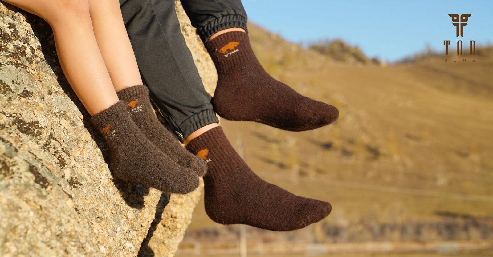 Heerlijke warme Mongoolse wollen sokken, Kleding | Dames, Sokken en Kniesokken, Bruin, Nieuw, Overige maten