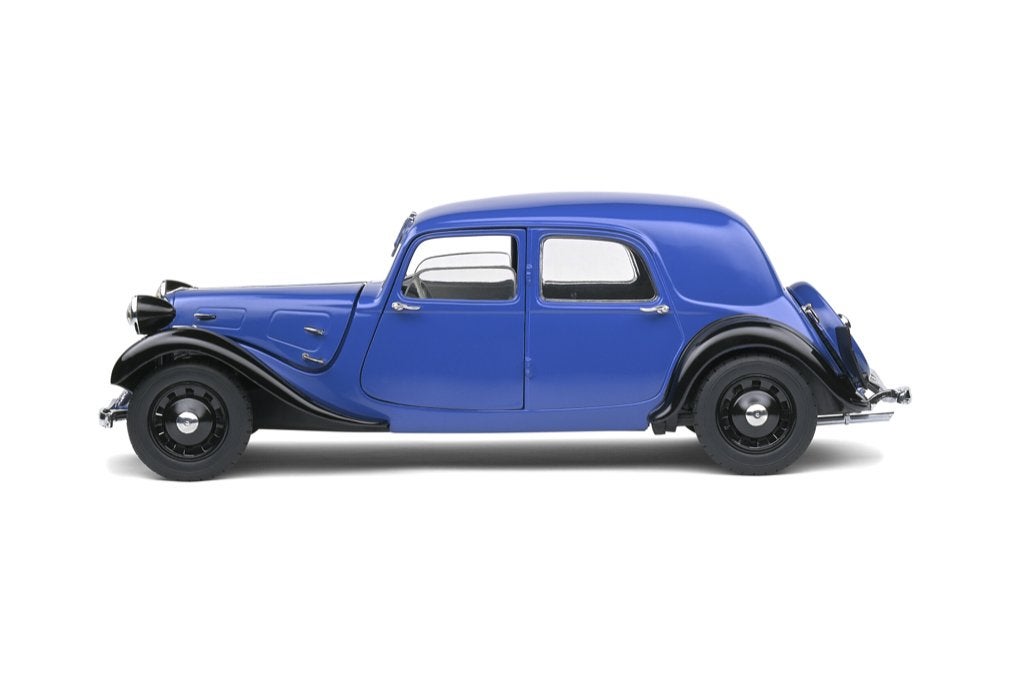 Citroen Traction Avant bi-ton blauw zwart Solido 1:18, Ophalen of Verzenden, Nieuw, Auto, Solido