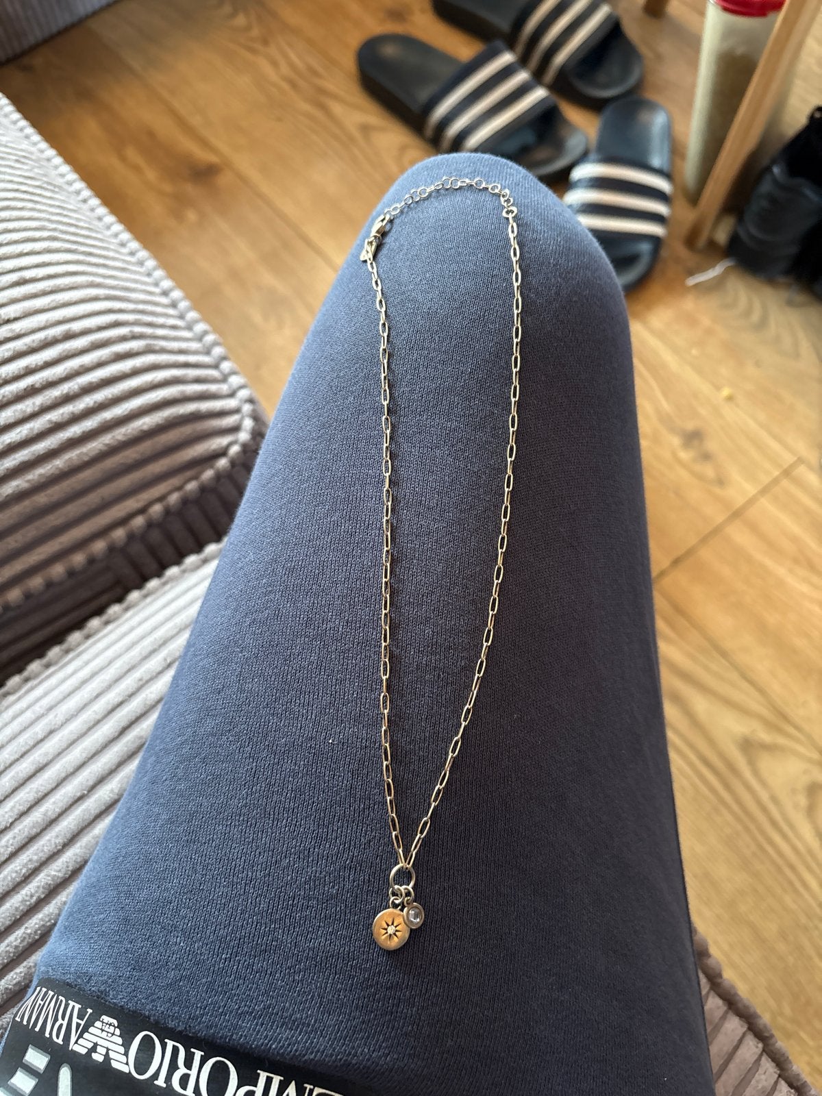 Zinzi Zilveren Ketting met Hanger, Sieraden, Tassen en Uiterlijk, Kettingen, Ophalen, Gebruikt, Zilver, Met hanger