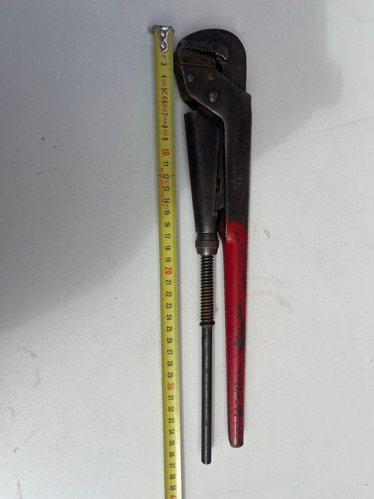 Bahco 142 Zweedse pijptang - Vintage gereedschap, Ophalen of Verzenden, Gebruikt, Tang
